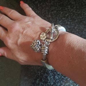 Silver Heart Bracelet